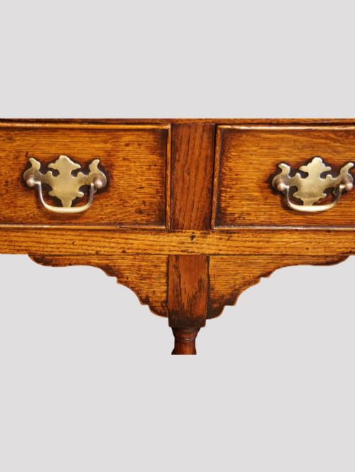 fig 2. Antique oak dresser with pot board