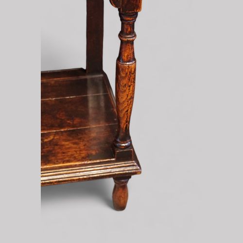 fig 3. Antique oak dresser with pot board