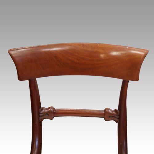 fig 1. Set of 6 William IV bar back dining chairs