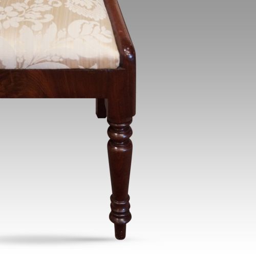 fig 2. Set of 6 William IV bar back dining chairs