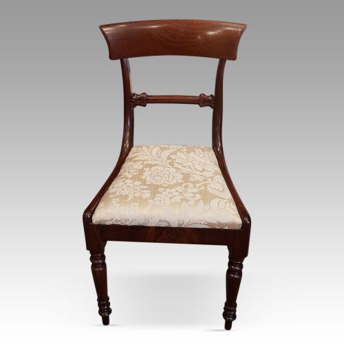 fig 5. Set of 6 William IV bar back dining chairs