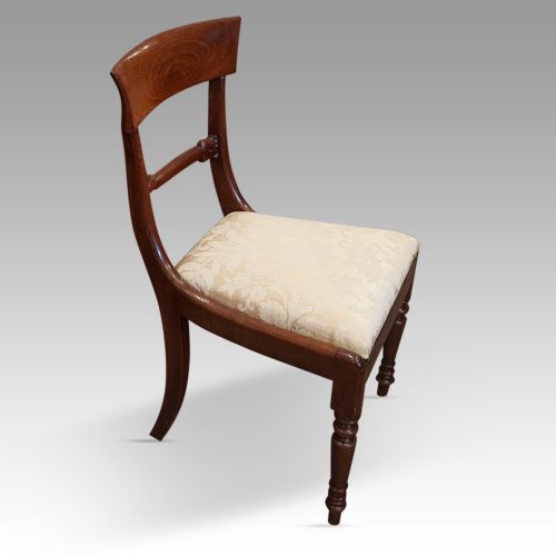fig 6. Set of 6 William IV bar back dining chairs
