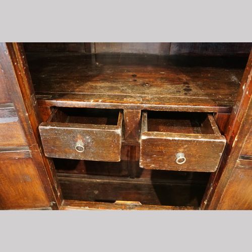 fig 3. Antique Tibetan decorated cabinet