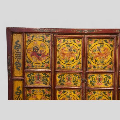 fig 5. Antique Tibetan decorated cabinet