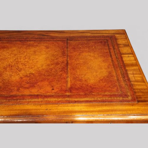 fig 8. Victorian mahogany pedestal desk 153cms