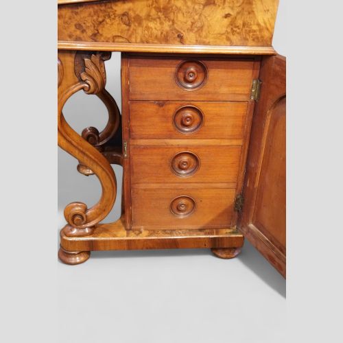 fig 2. Victorian walnut Davenport desk