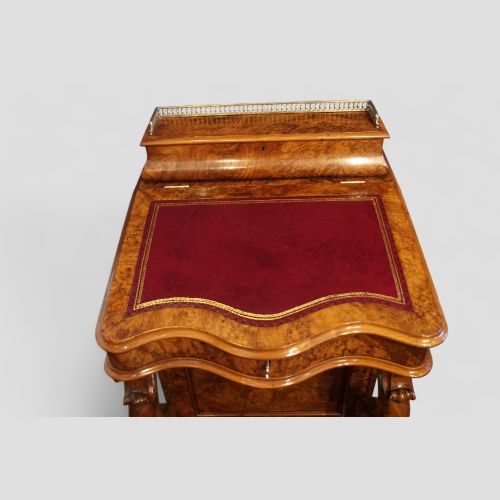 fig 3. Victorian walnut Davenport desk