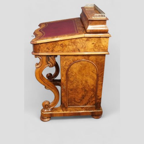 fig 7. Victorian walnut Davenport desk