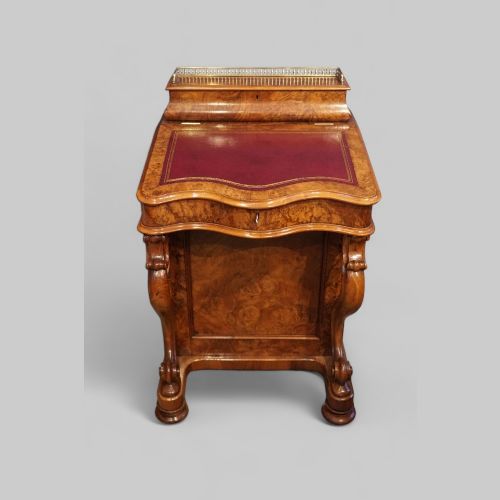 fig 9. Victorian walnut Davenport desk