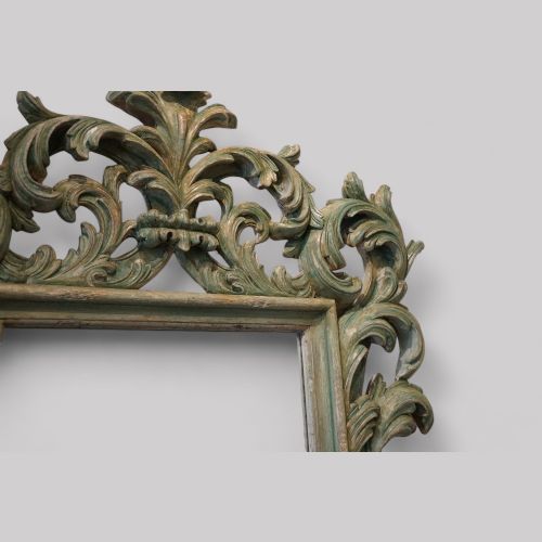 fig 6. Large carved teak Florentine mirror