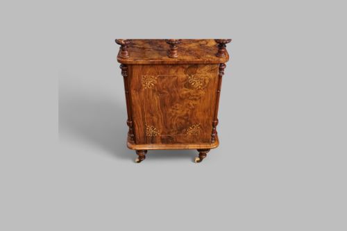fig 2. Victorian large walnut music cabinet