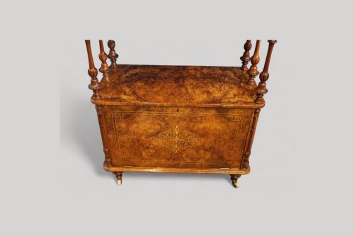 fig 4. Victorian large walnut music cabinet