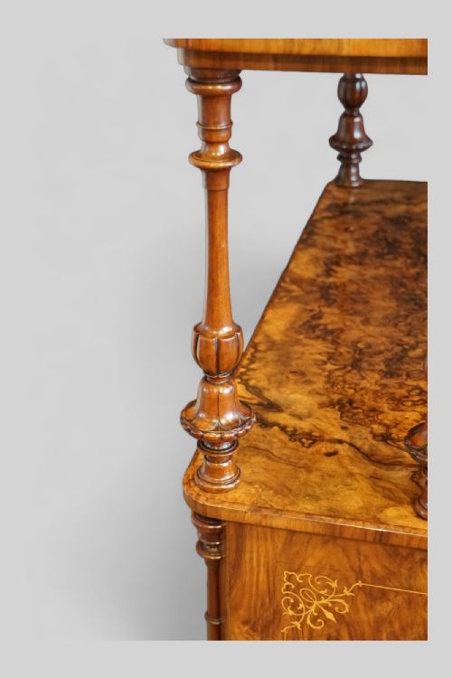 fig 5. Victorian large walnut music cabinet