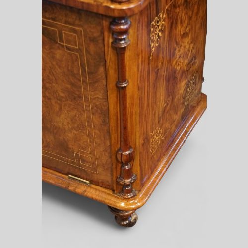 fig 6. Victorian large walnut music cabinet