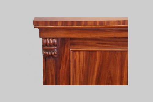 fig 2. Victorian mahogany cupboard