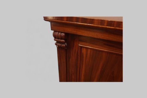 fig 3. Victorian mahogany cupboard