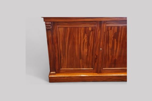 fig 4. Victorian mahogany cupboard