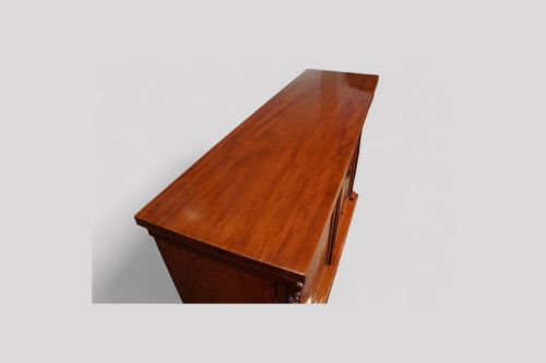 fig 9. Victorian mahogany cupboard