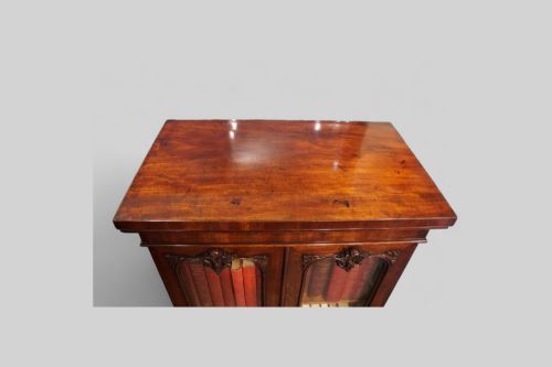 fig 7. William IV mahogany collectors estate cabinet