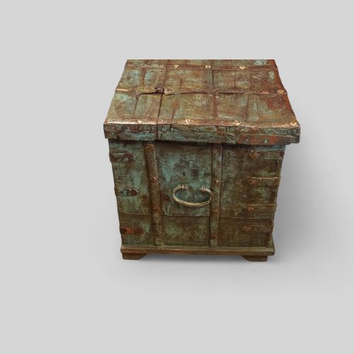 fig 3. Antique decorated teak trunk