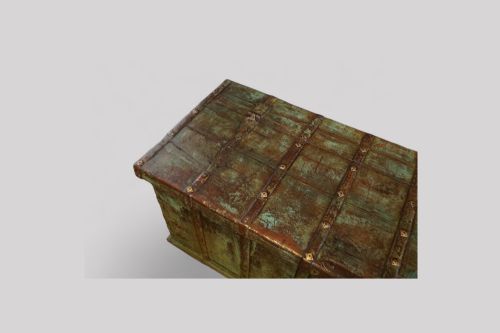 fig 8. Antique decorated teak trunk