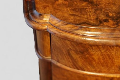 fig 9. Pair of Victorian burr walnut bedside chests