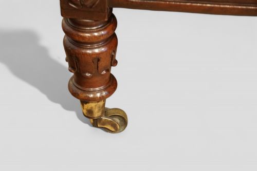fig 3. William IV mahogany library chair