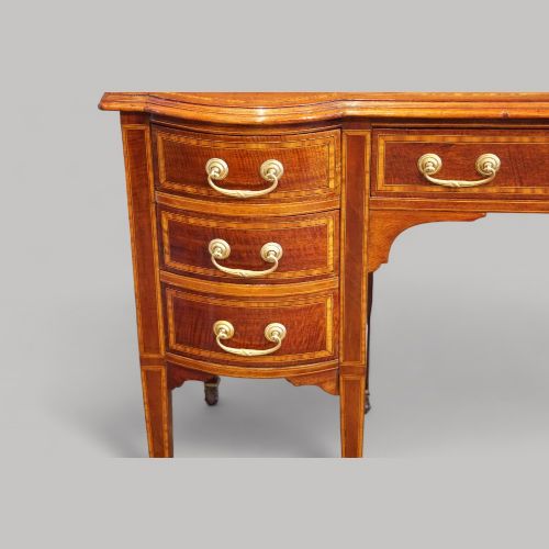 fig 2. Edwardian inlaid mahogany desk