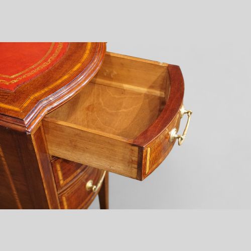 fig 3. Edwardian inlaid mahogany desk