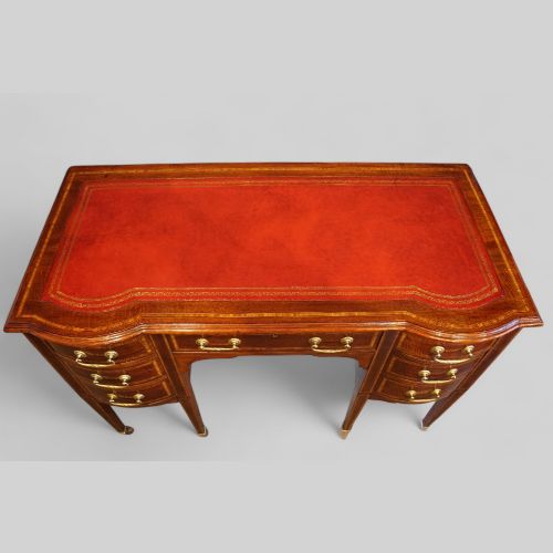 fig 7. Edwardian inlaid mahogany desk