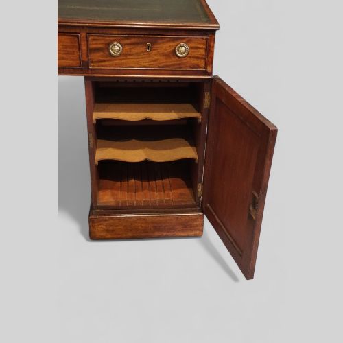 fig 2. Georgian mahogany partners desk
