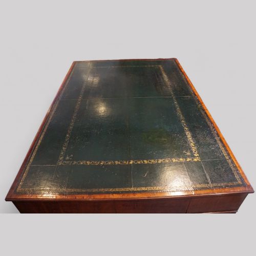 fig 5. Georgian mahogany partners desk
