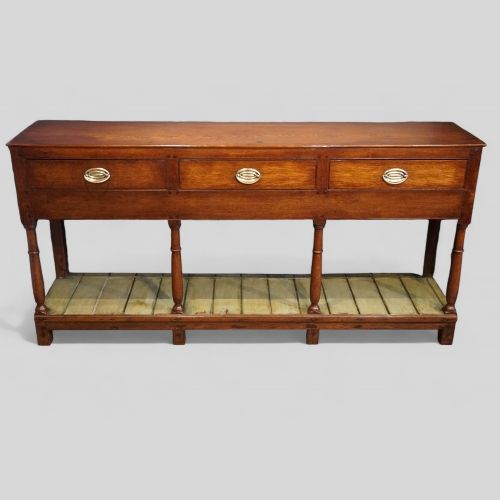 Antique Oak Painted Pot Board Dresser Base