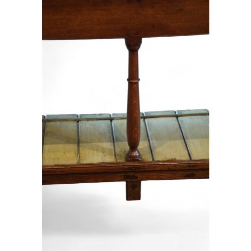 fig 1. Antique oak painted pot board dresser base