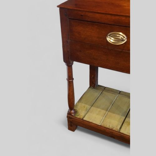 fig 2. Antique oak painted pot board dresser base