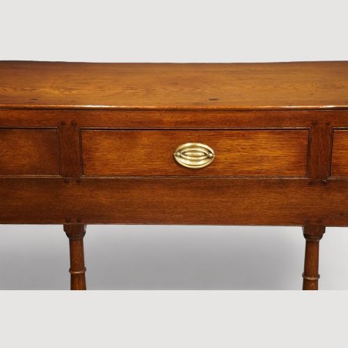fig 3. Antique oak painted pot board dresser base
