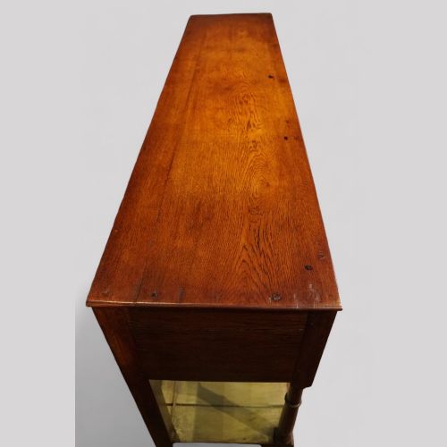 fig 9. Antique oak painted pot board dresser base