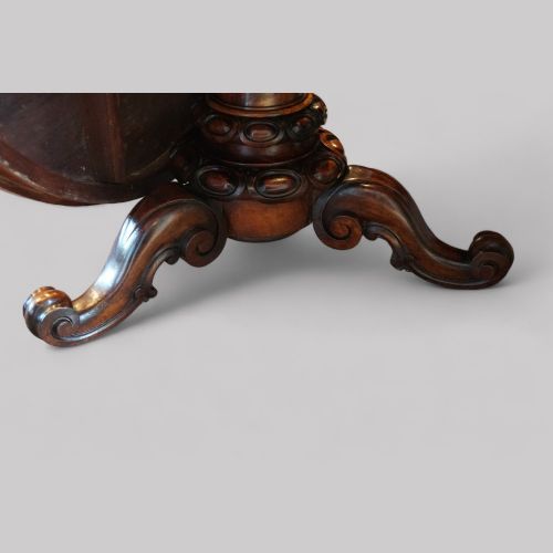 fig 2. Victorian walnut circular dining table