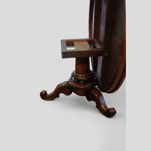 fig 7. Victorian walnut circular dining table