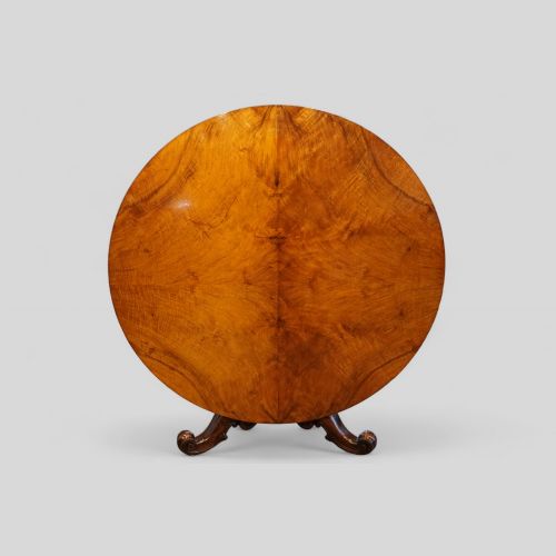 fig 8. Victorian walnut circular dining table