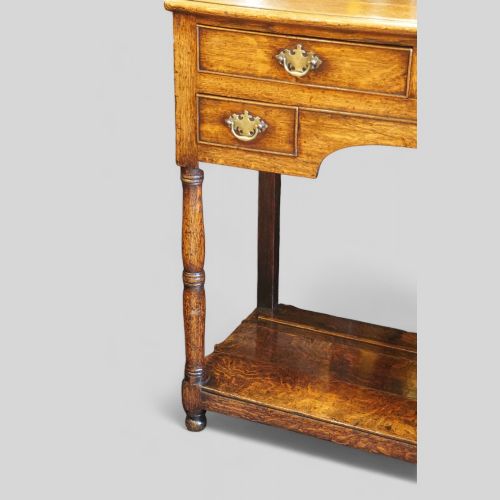 fig 4. Antique oak South Wales pot board dresser