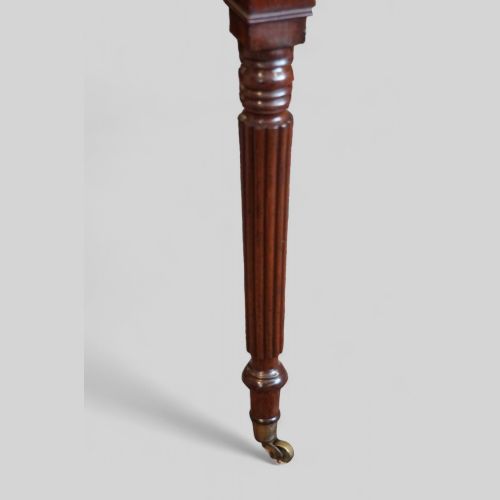 fig 8. 19thc mahogany partners writing table
