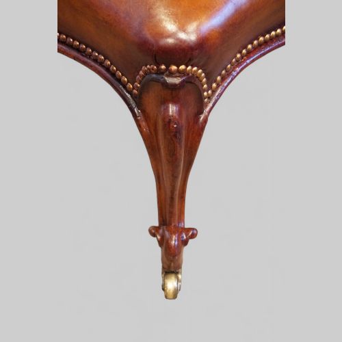 fig 2. Large Victorian leather stool