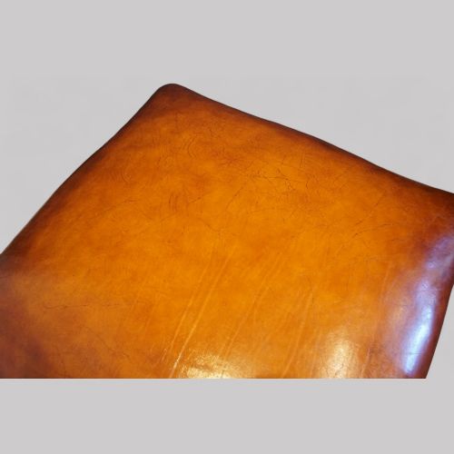 fig 3. Large Victorian leather stool
