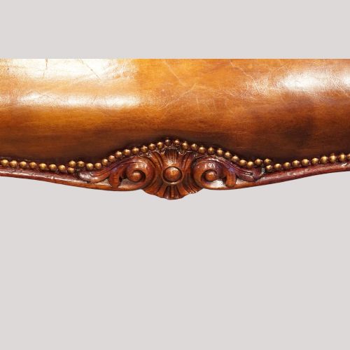 fig 6. Large Victorian leather stool