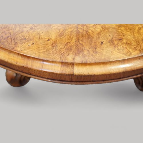 fig 5. Victorian burr walnut coffee table