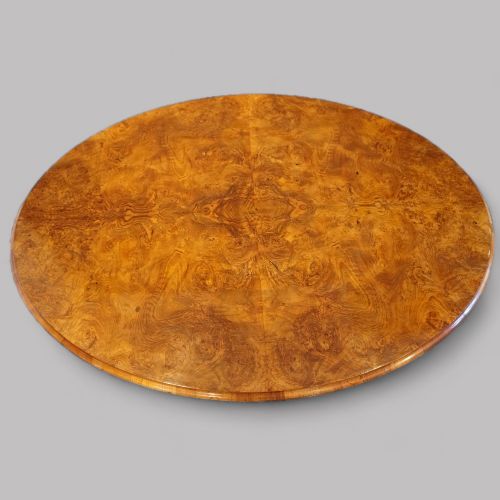 fig 7. Victorian burr walnut coffee table