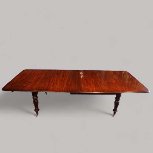 Antique Mahogany Extending Dining Table 14 Seat