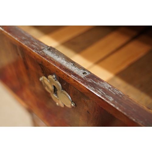 fig 6. George III walnut chest in 2 parts