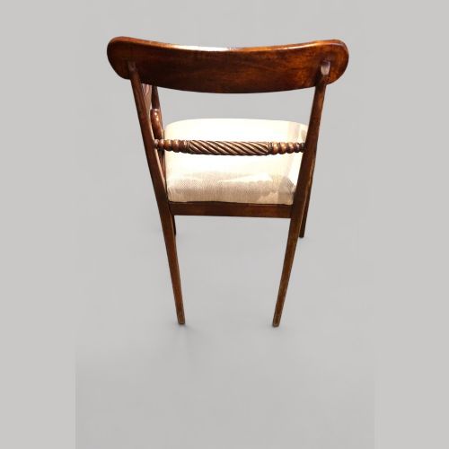 fig 6. Regency mahogany desk chair